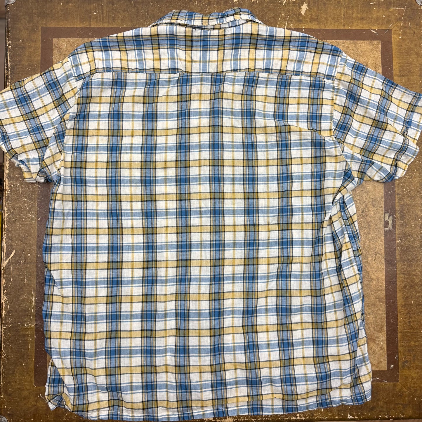 100% Cotton Plaid Flannel - 1950’s/60’s - Size Large
