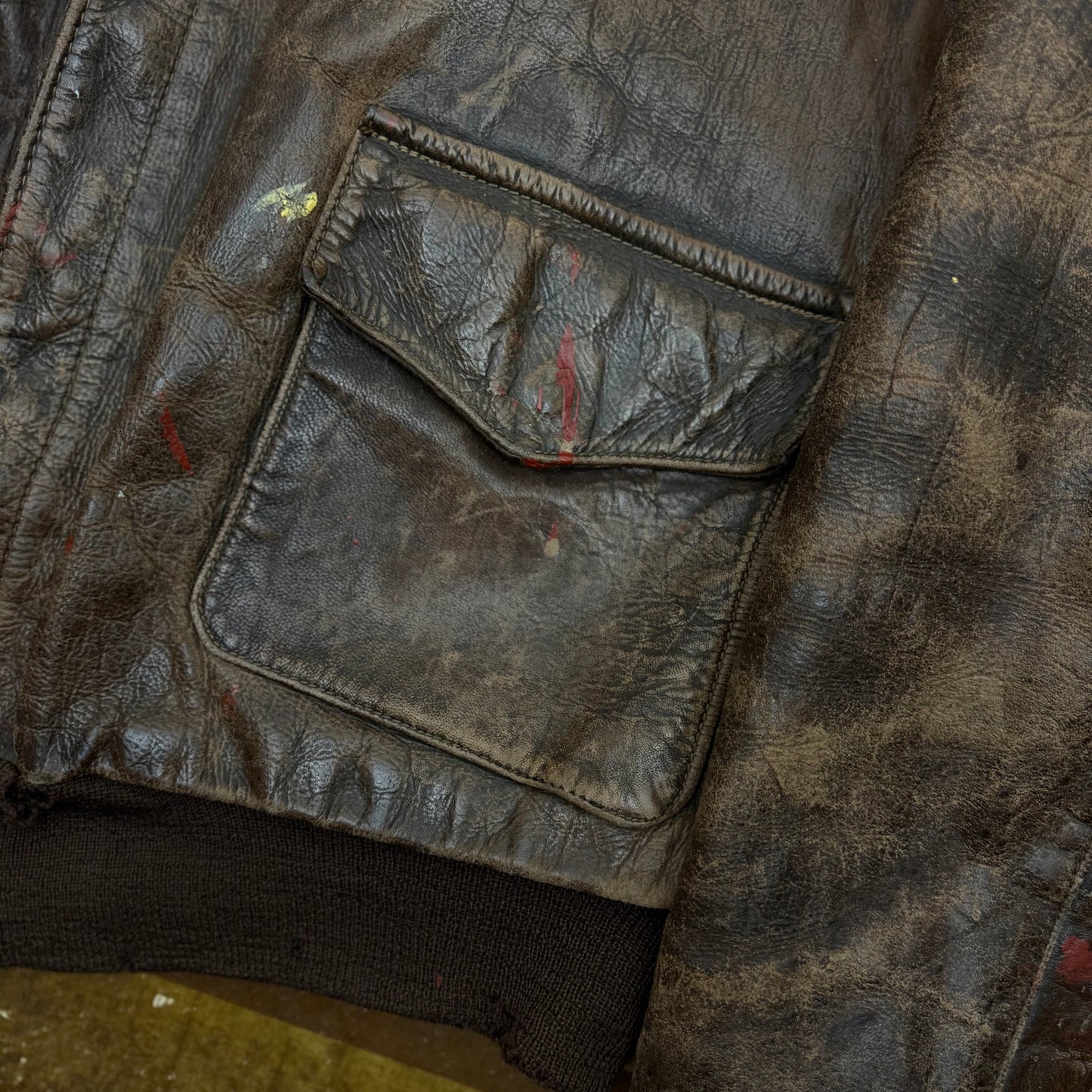 WWII USAAF Aero Leather Clothing Co. A-2 Jacket - 1940’s - Size 40