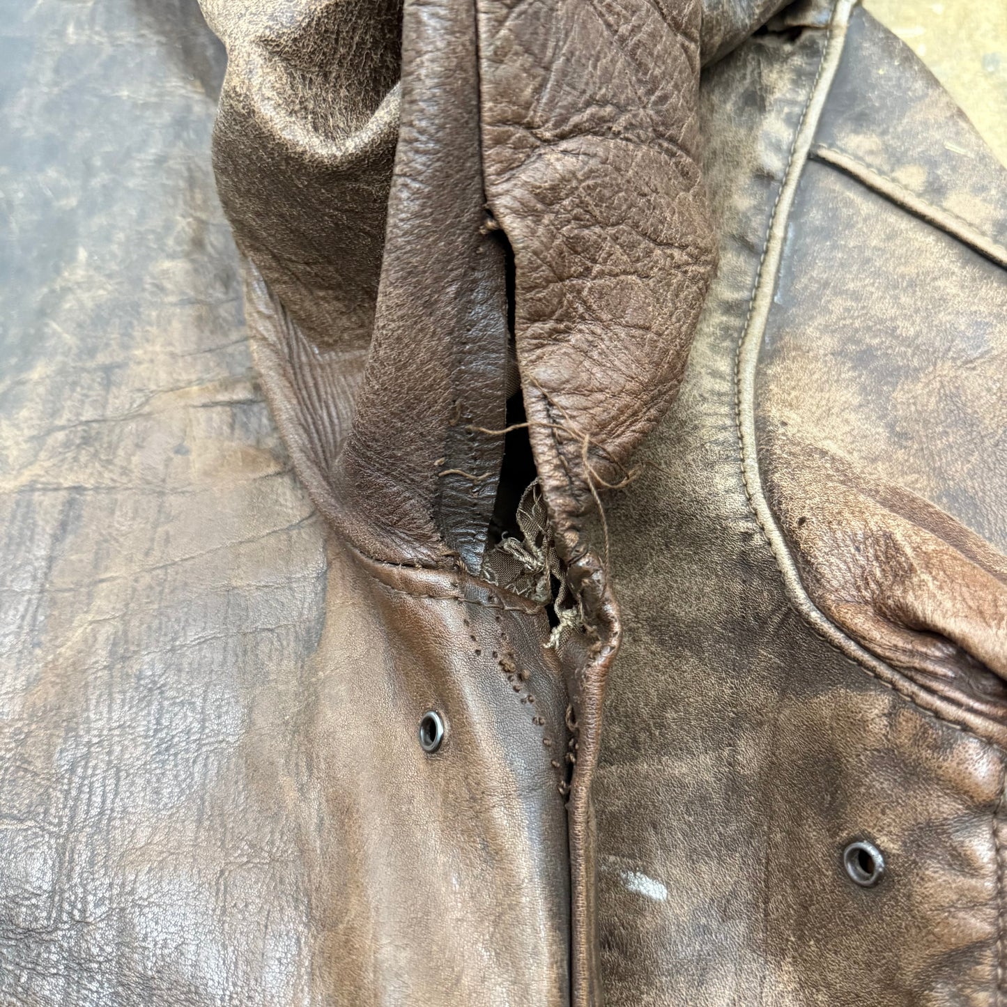 WWII USAAF Aero Leather Clothing Co. A-2 Jacket - 1940’s - Size 40