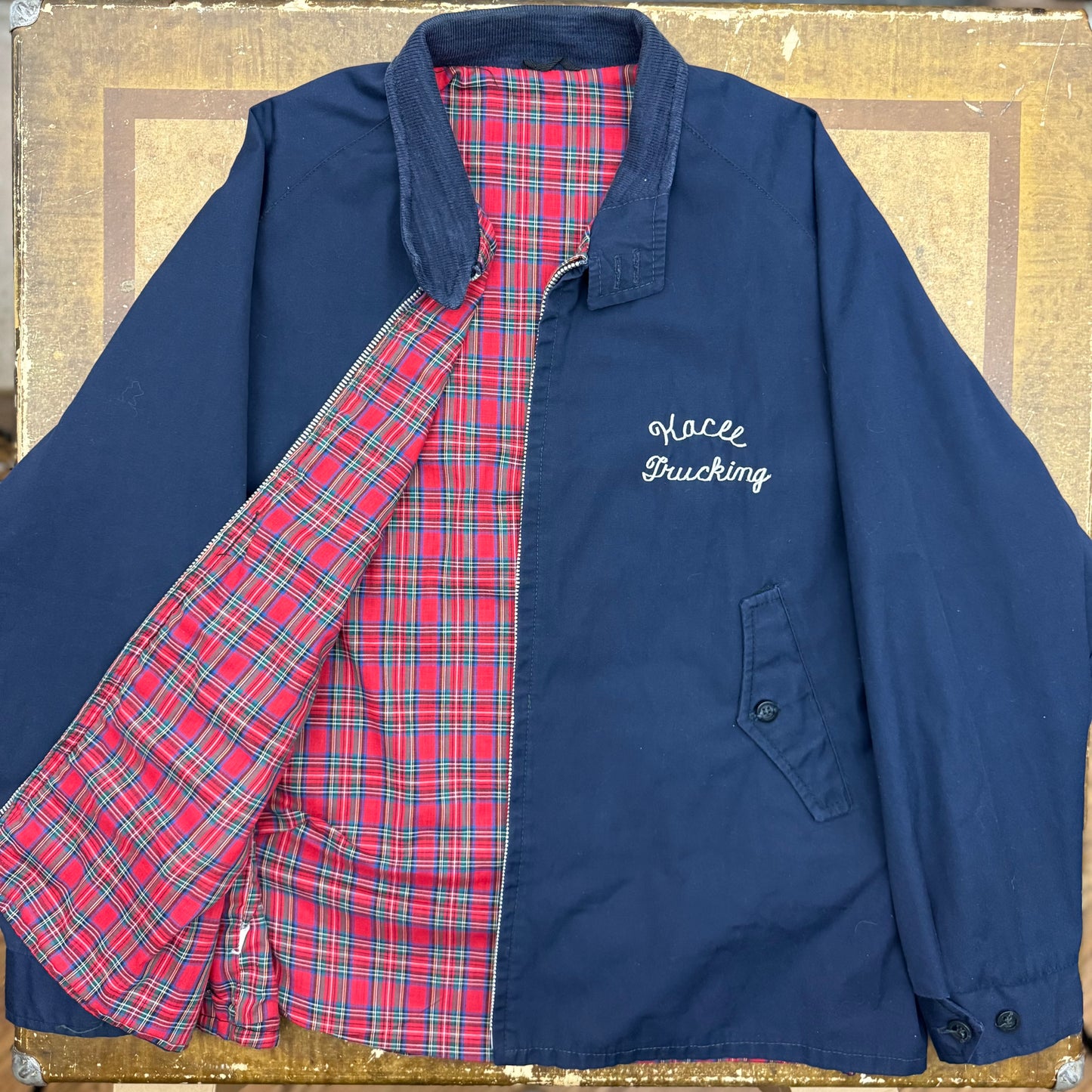 Kacee Trucking Blue Windbreaker - 1960’s - L