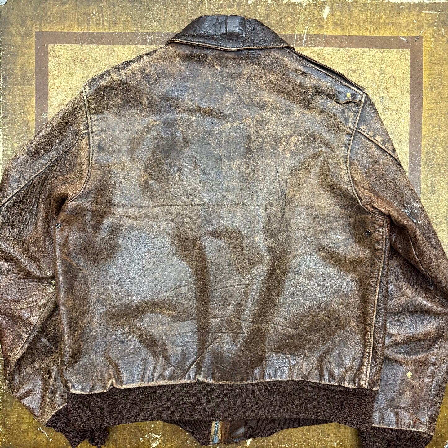 WWII USAAF Aero Leather Clothing Co. A-2 Jacket - 1940’s - Size 40