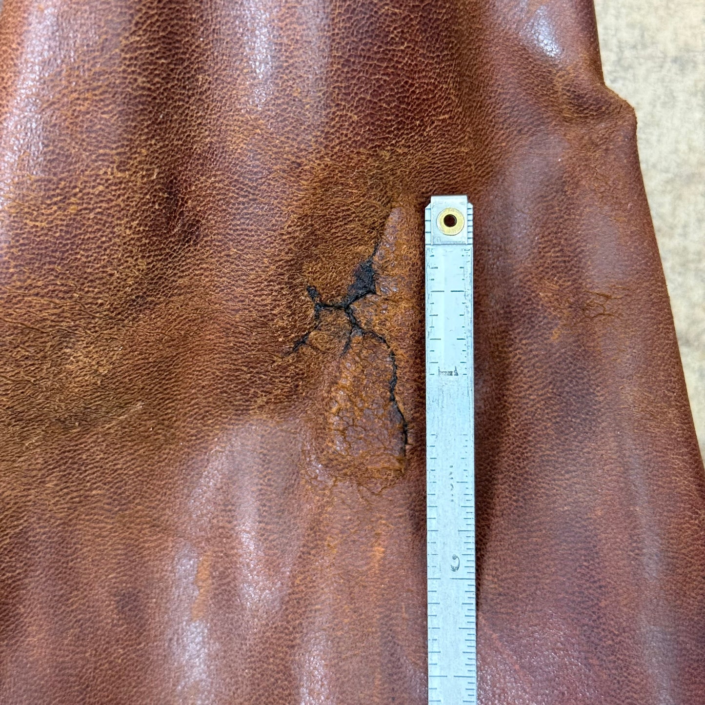 Aero Leather Horsehide Half-Belt Jacket - 1930's Style - Size 38