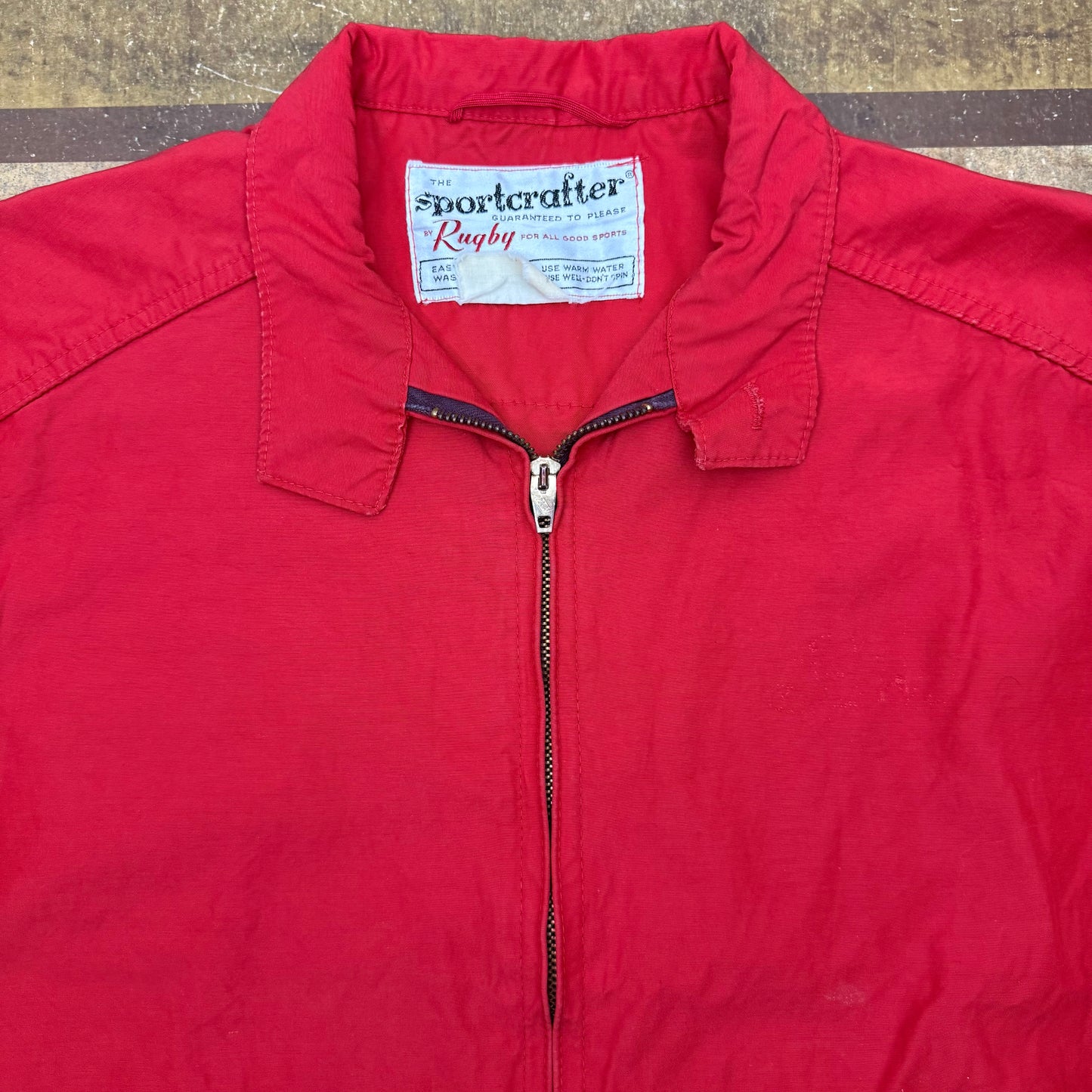 "Englewood Shrine Club" Chain Stitched 1950's/60's Jacket - Size 44