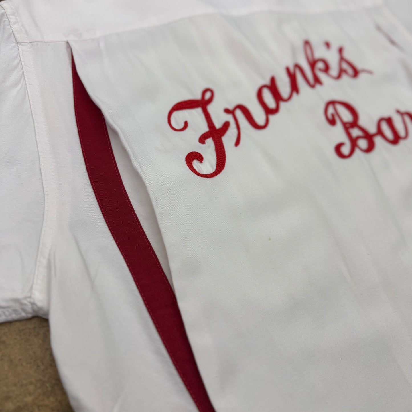 Nat-Nast Gab Shirt "Frank's Bar" - 1950's - Size M