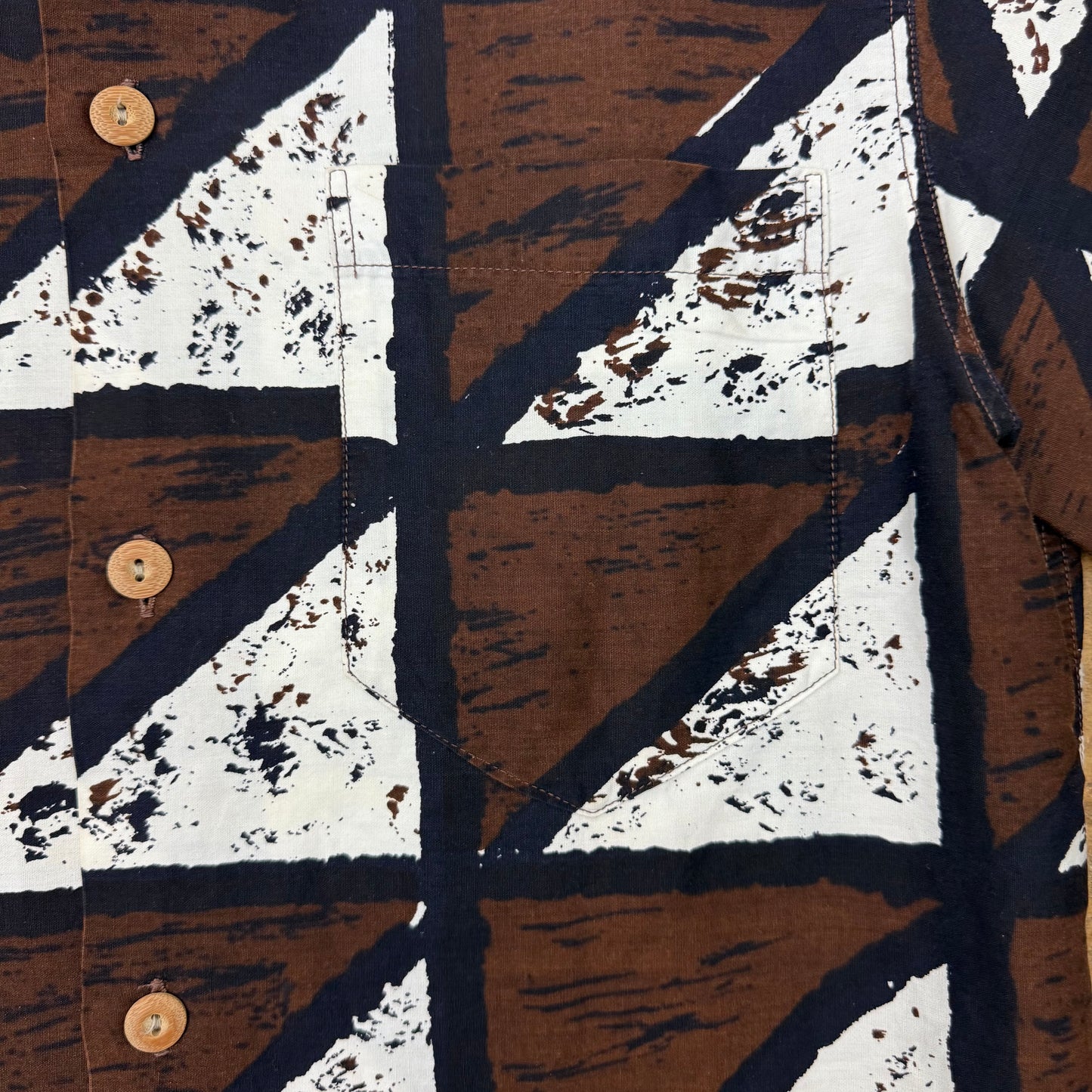 Royal Hawaiian Bark Cloth Shirt - 1950's/60's