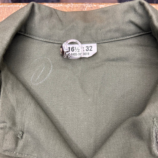 US OG-107 Sateen Shirt - Deadstock - Size Large