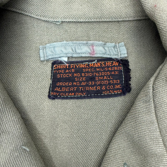 USAF Heavy Flying Shirt - 1950's - Small