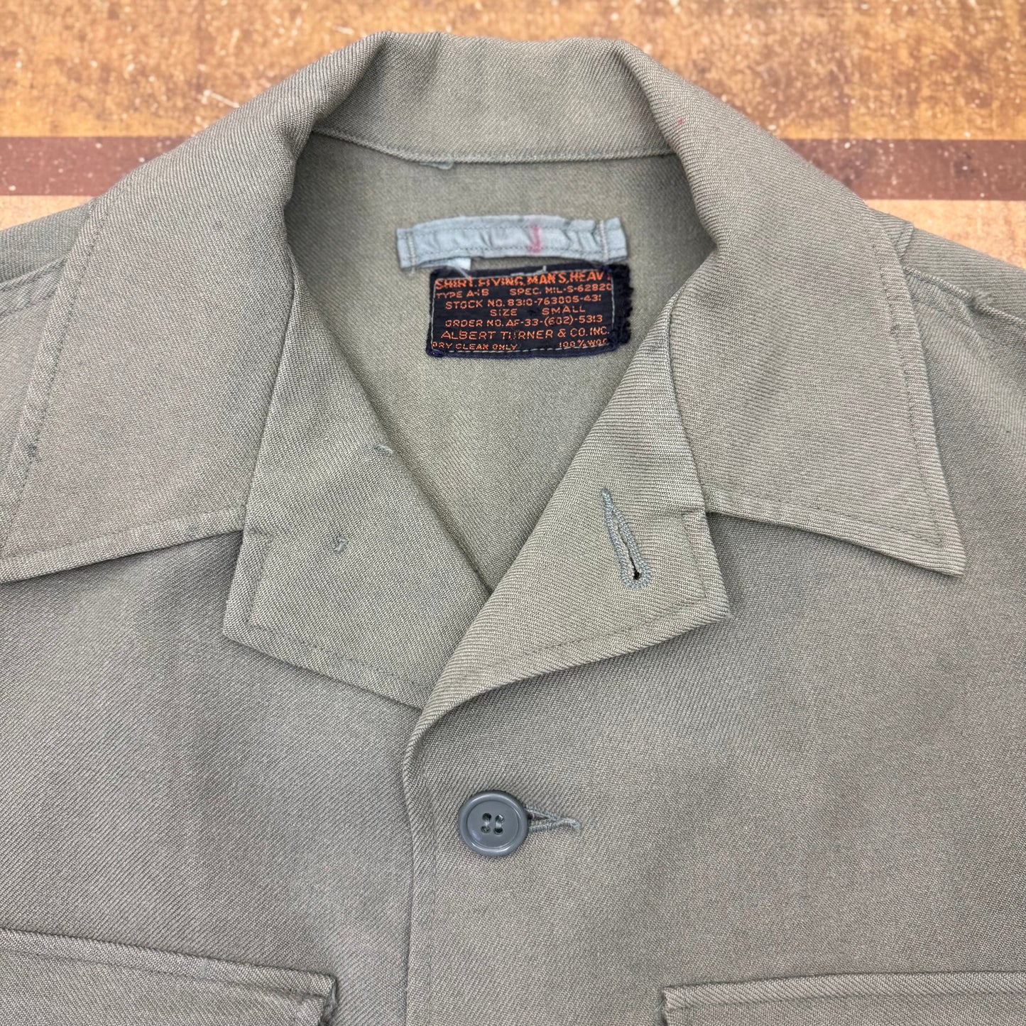 USAF Heavy Flying Shirt - 1950's - Small