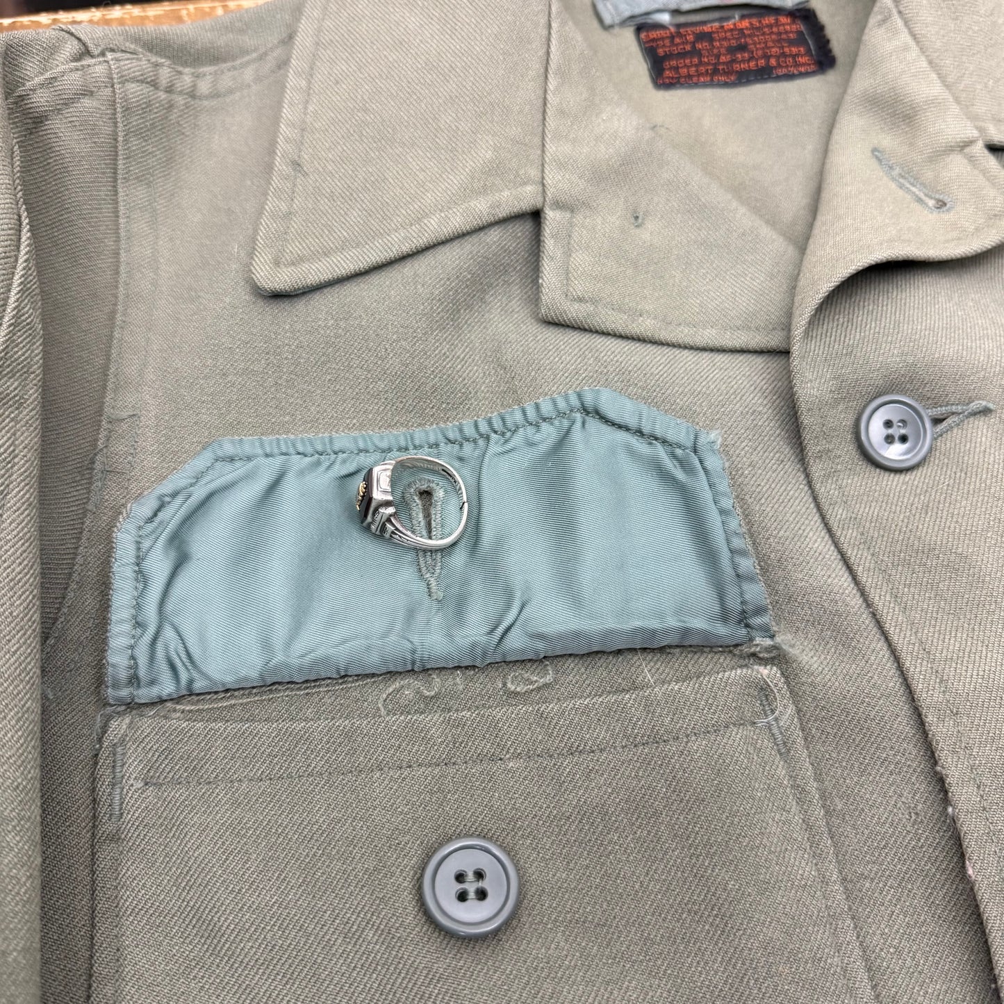 USAF Heavy Flying Shirt - 1950's - Small