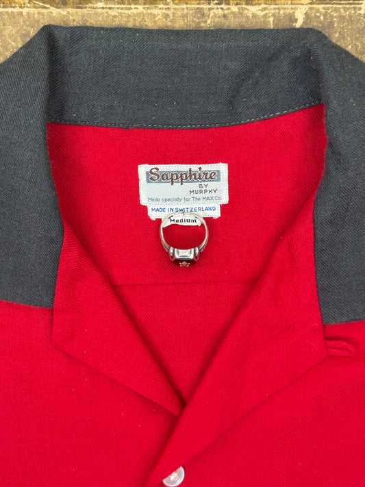 Sapphire by Murphy Switzerland Shirt - 1950's - Size Medium