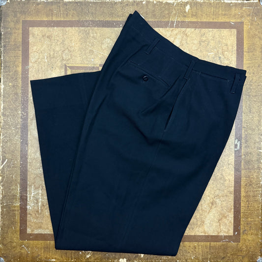 USN Officers Black Trousers - WWII - Size 38