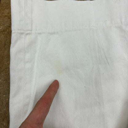 WWII USN 100% Cotton White Trousers - 1940’s - Size