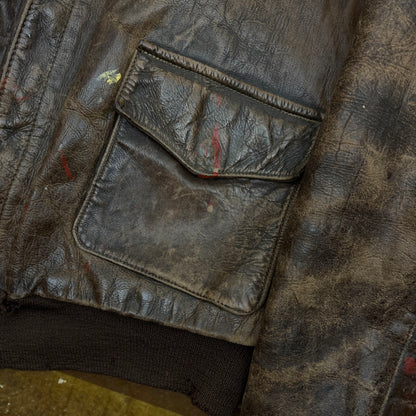 WWII USAAF Aero Leather Clothing Co. A-2 Jacket - 1940’s - Size 40