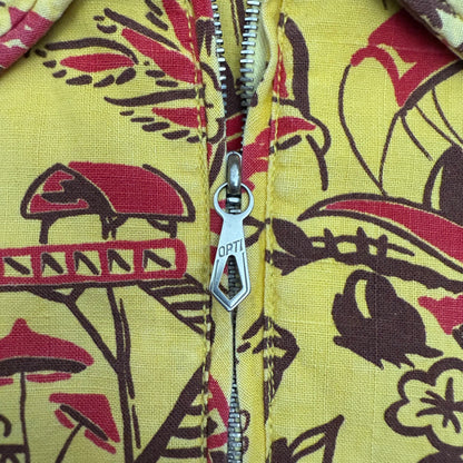 European (German) Made Asia Print - 1940’s/50’s - Size 38