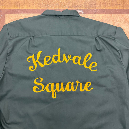 "Kedvale Square" Chain Stitched Work Shirt - 1960's - Size L