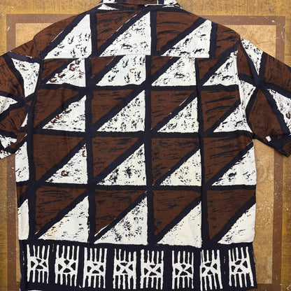 Royal Hawaiian Bark Cloth Shirt - 1950's/60's