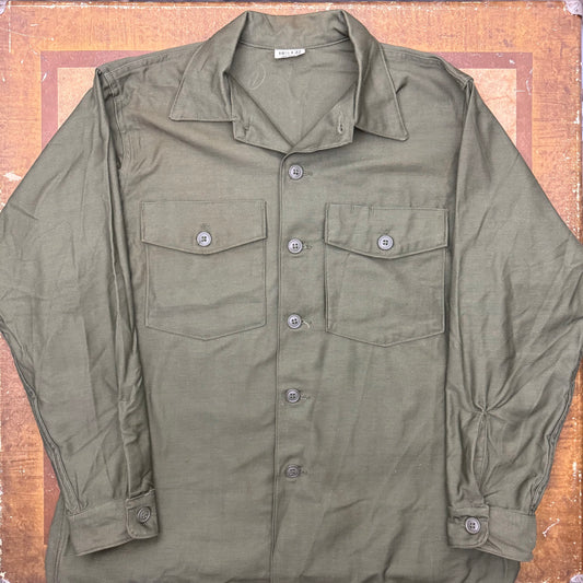 US OG-107 Sateen Shirt - Deadstock - Size Large
