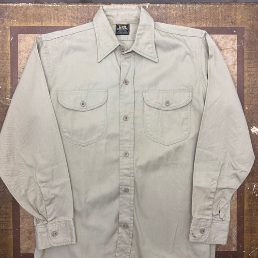 Lee Chetopa Work Shirt - 1960's - Size Small